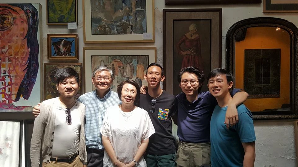 Bernice and Soo-Inn with their four sons