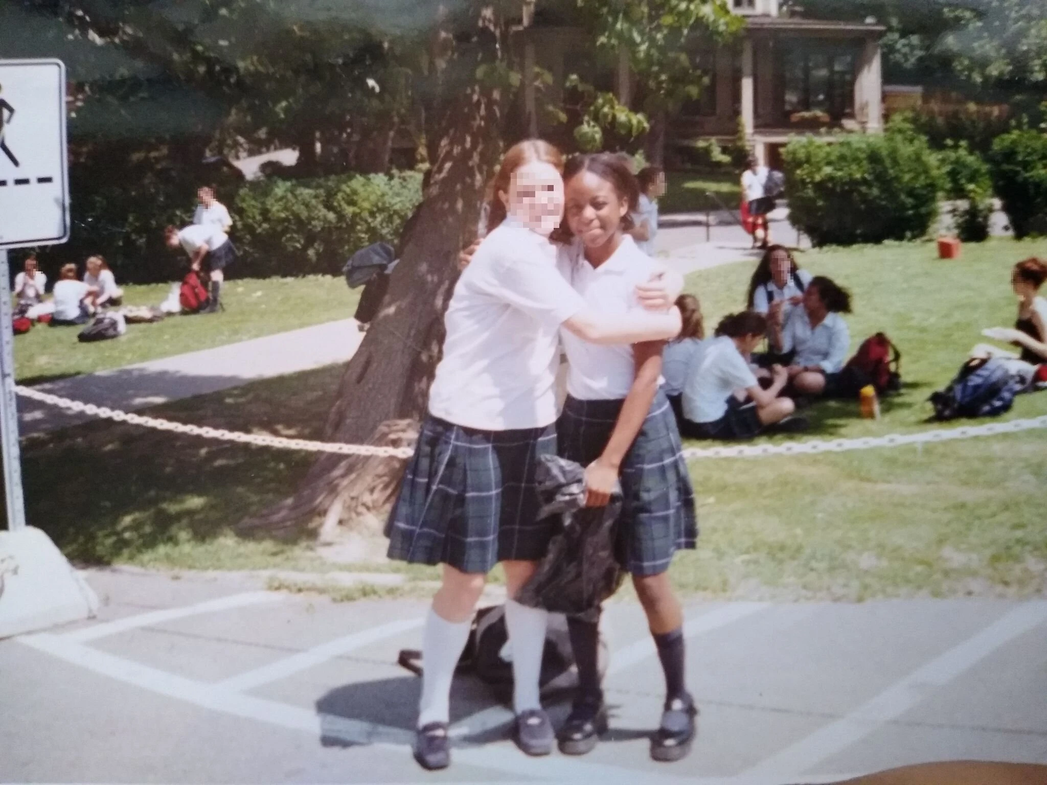 Kelly in secondary school