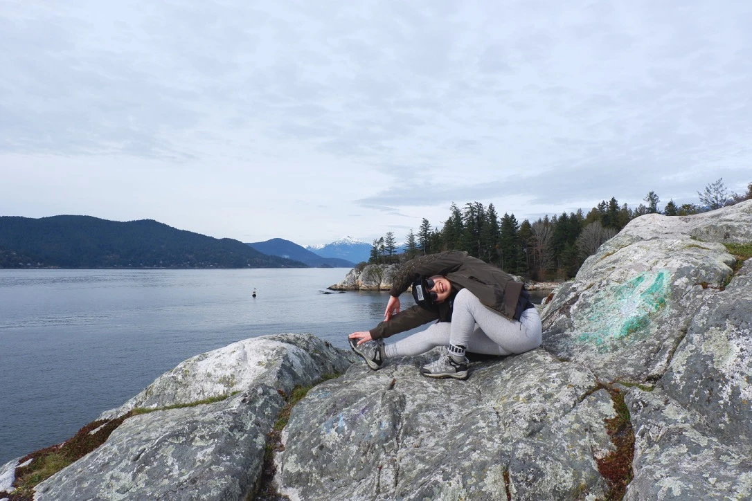 Hiking at Whytecliff Park, BC in 2019