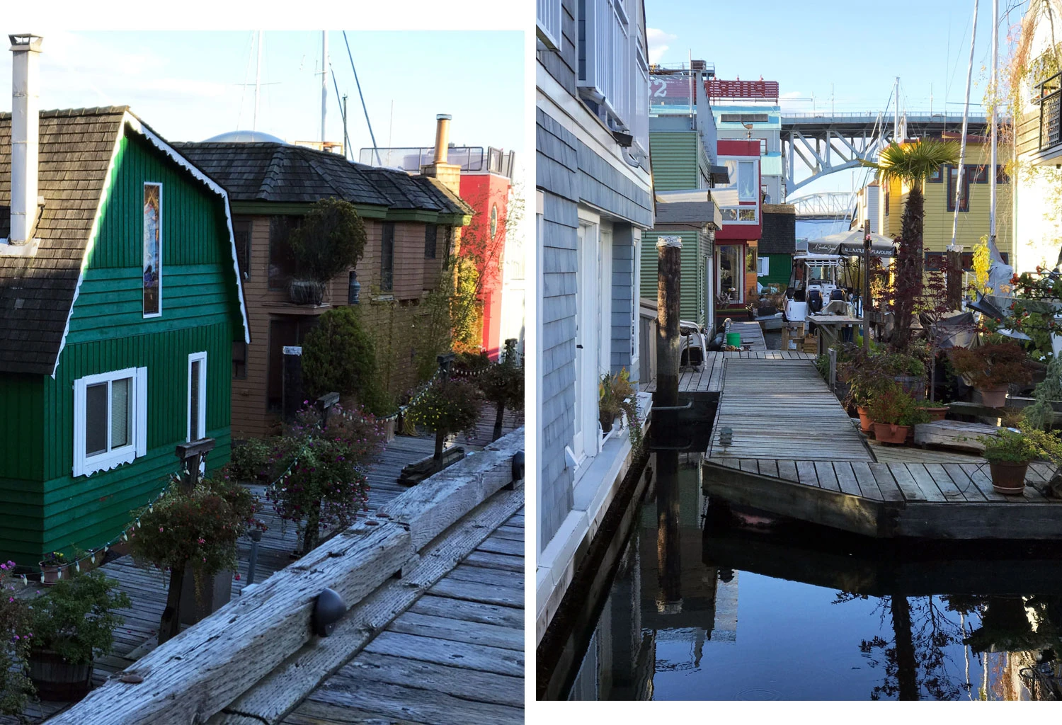 boathouses on granville island vancouver