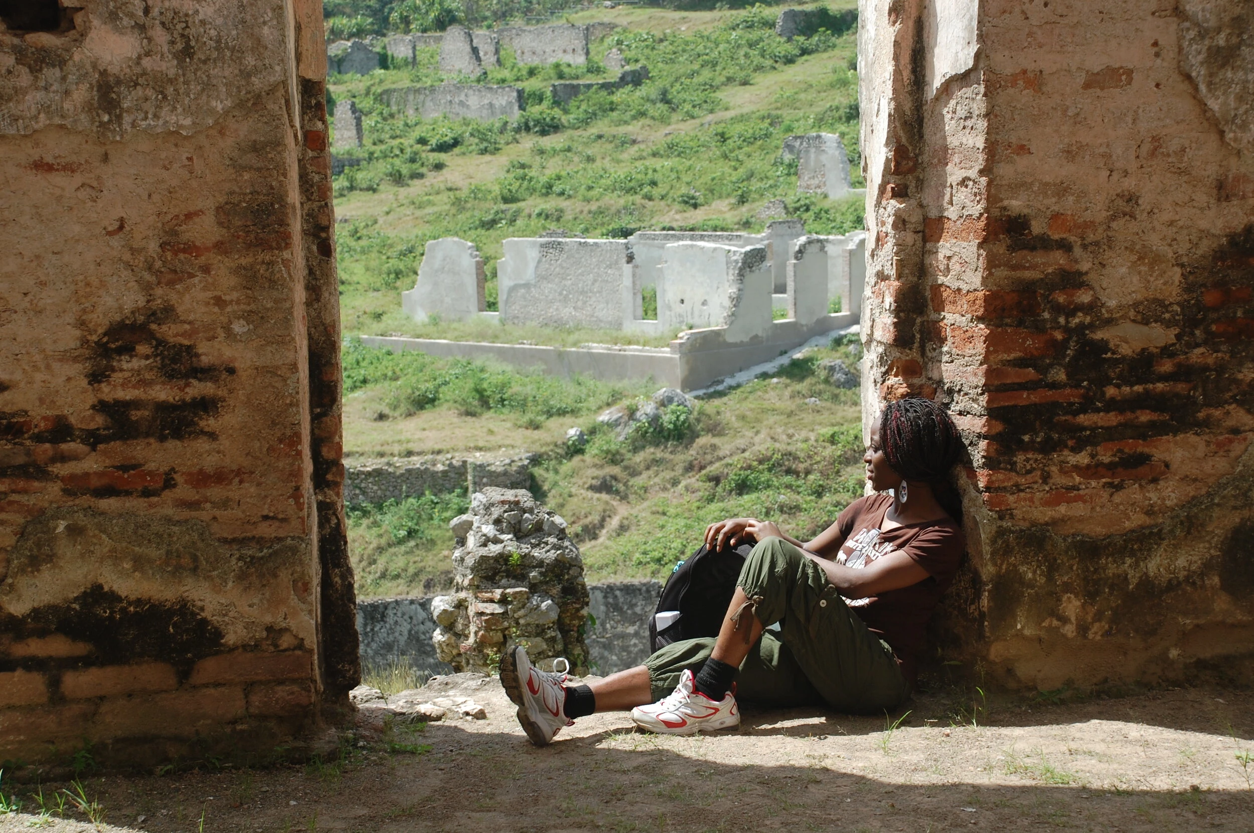 At the ruins of a palace called Chateau Sans-Souci in northern Haiti in 2012