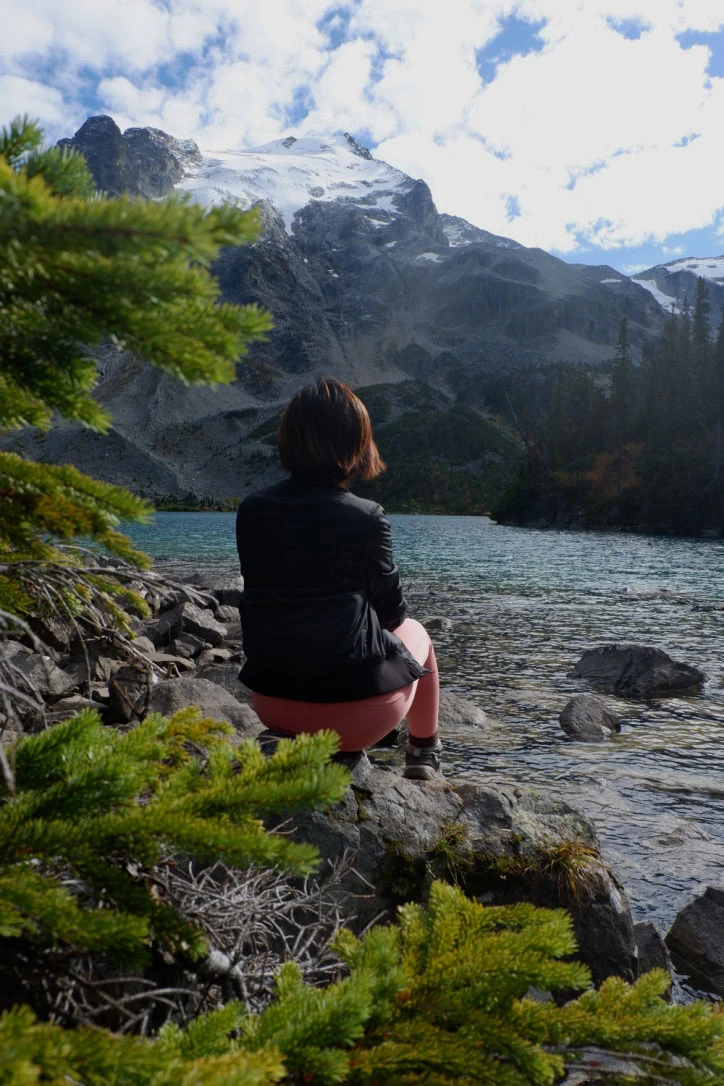  To get to this spot, you actually have to climb over a ton of rocks. Like a mountain goat. 